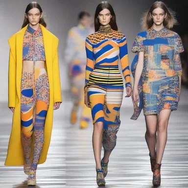 The fashion designer used norepinephrine as inspiration for their collection, creating garments with bold, adrenaline-like patterns.