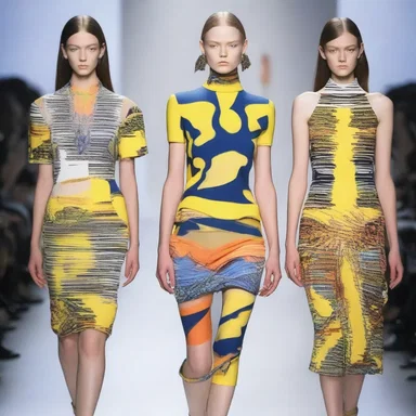 The fashion designer used norepinephrine as inspiration for their collection, creating garments with bold, adrenaline-like patterns.