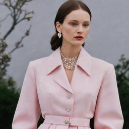 Create a luxurious Dior-inspired fashion post featuring their iconic design aesthetic and elegance.