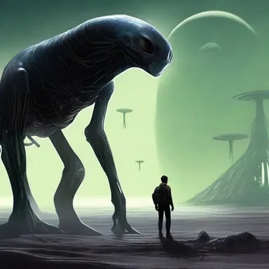 In the science fiction novel, the protagonist had a sense of dread as they prepared to confront the unknown alien species.