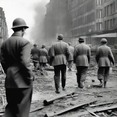 During World War II, there was a palpable dread among the civilians as they anticipated the bombings and air raids.
