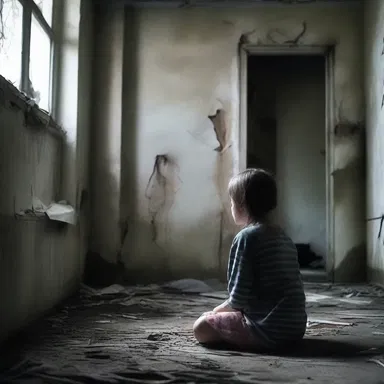 The young girl could feel the dread building up inside her as she watched the horror movie.