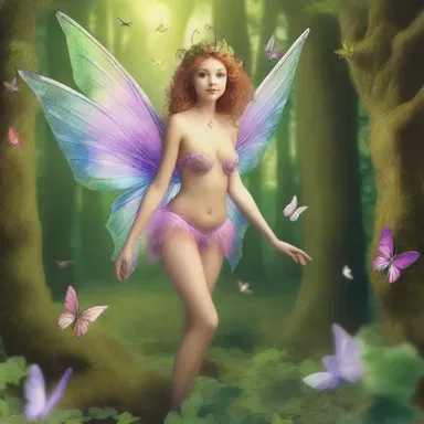 In a land filled with magical creatures and enchanted beings, the buttinsky fairy couldn't help but interfere in every situation.