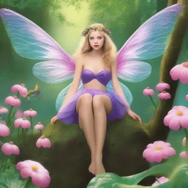 In a land filled with magical creatures and enchanted beings, the buttinsky fairy couldn't help but interfere in every situation.