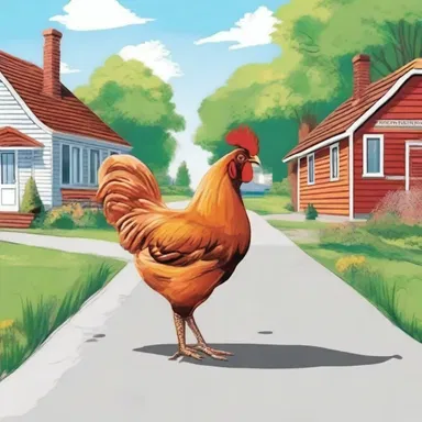 Why did the buttinsky chicken cross the road? To meddle in the neighbor's affairs on the other side!