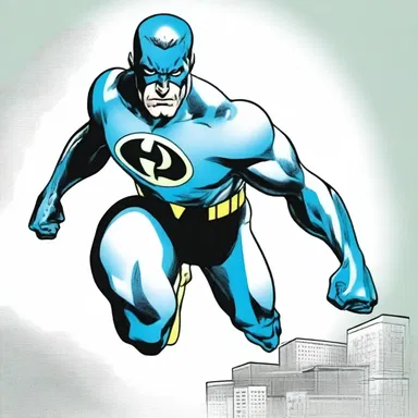 The superhero in the comic book series developed myasthenia gravis, causing him to lose his ability to fight crime with strength and agility.