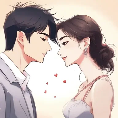 The charming protagonist's mesmerizing singing voice enthralled his love interest, making her fall deeply in love with him.