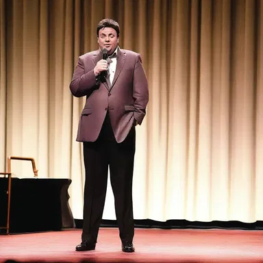 During the talent show, the comedian's programing of humorous skits had the audience laughing uncontrollably.