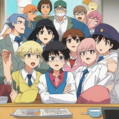 The wacky characters in this anime series always find themselves in hilarious and unpredictable situations.