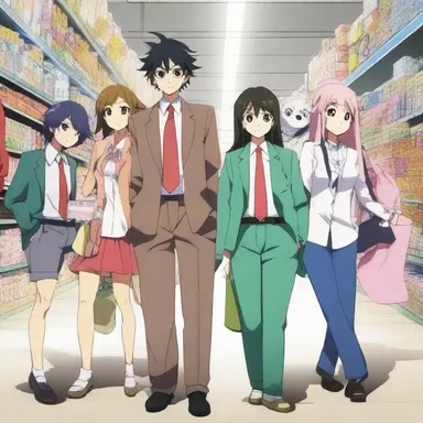The wacky characters in this anime series always find themselves in hilarious and unpredictable situations.