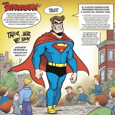 The wacky adventures of the superhero in this comic book never fail to entertain readers of all ages.