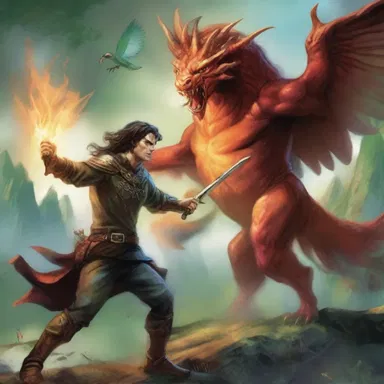 In the wacky world of this fantasy novel, mythical creatures and magical powers collide in epic battles.