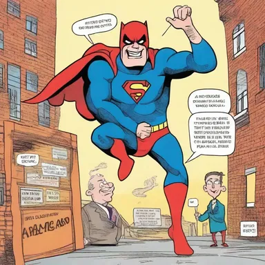 The wacky adventures of a mischievous superhero kept readers laughing on every page.