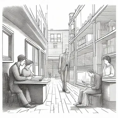 The writer used finite verbs to describe the actions of the characters in the novel, giving a clear image of each scene.