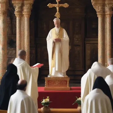 The priest delivered a sermon about the finite nature of human life, explaining that everyone must face death at some point.