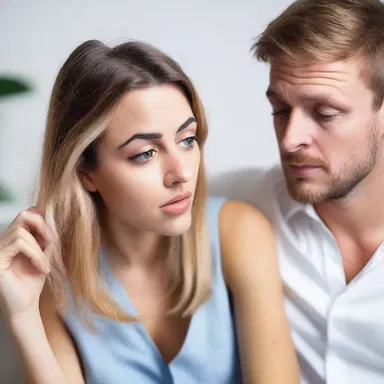She was baffled by her partner's contradictory actions and words.
