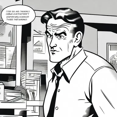 The baffled look on the protagonist's face in the comic strip perfectly depicted his frustration and confusion.