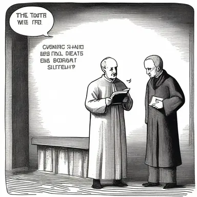 Why did the priest bring his breviary to the comedy club? In case he needed to pray for his jokes to land.