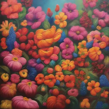The twelfth painting in the gallery showcased a masterpiece filled with vibrant colors and intricate details.