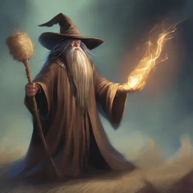 In the magical land of Eldoria, the straw boss, Gorlan, led the group of sorcerers as they channeled their powers to defeat the dark wizard.