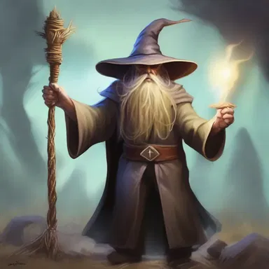In the magical land of Eldoria, the straw boss, Gorlan, led the group of sorcerers as they channeled their powers to defeat the dark wizard.