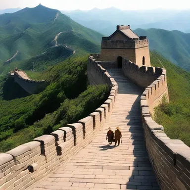 During the construction of the Great Wall of China, the straw boss, Li Yan, ensured that the other workers followed the architectural plans diligently to create a formidable defense structure.