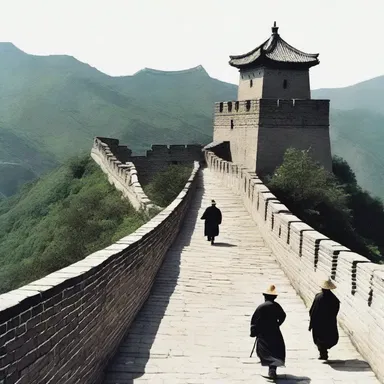 During the construction of the Great Wall of China, the straw boss, Li Yan, ensured that the other workers followed the architectural plans diligently to create a formidable defense structure.