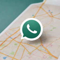 Generate an image suitable for a WhatsApp profile picture emphasizing themes of navigation and studying for exams, including elements like maps, compasses, books and study material.