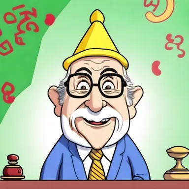 In the cartoon episode, my great-uncle appeared as a wise and comical character.