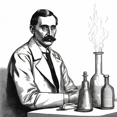 The protagonist in the novel discovered a pyrogenic compound that had the potential to revolutionize medicine.