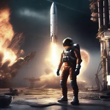 In the science fiction novel, the futuristic space crew uses pyrogens to ignite their rocket engines for interstellar travel.