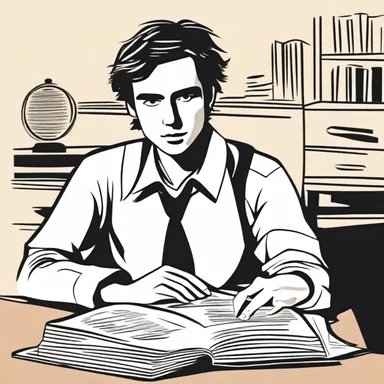 The protagonist in the novel delusively believed he was destined to become a famous writer.