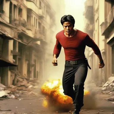 In the action-packed movie, the hero slaked his need for justice by defeating the criminals.