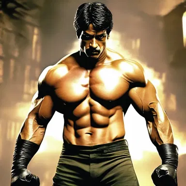 In the action-packed movie, the hero slaked his need for justice by defeating the criminals.