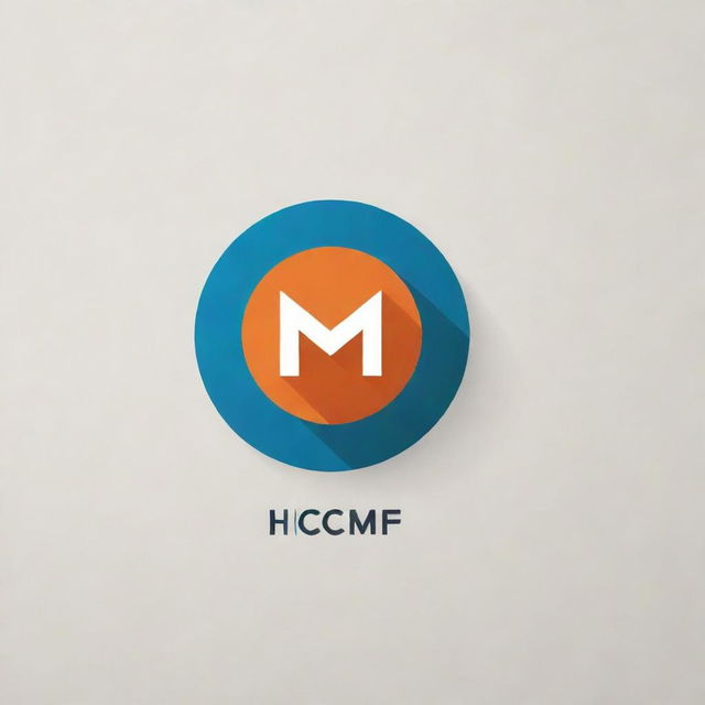 Create a visually compelling logo featuring the acronym 'HCMF'. The logo should be distinctive, professional, and intriguing.