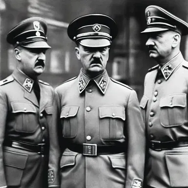 During World War II, Hitler capriciously changed his military strategies, causing confusion among his generals.