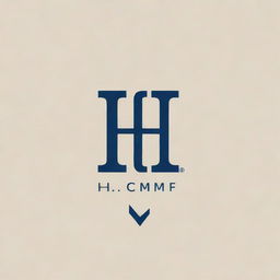 Create a visually compelling logo featuring the acronym 'HCMF'. The logo should be distinctive, professional, and intriguing.