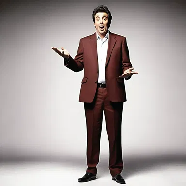 The comedian played the roles of both the tempter and the tempted in his hilarious stand-up routine.