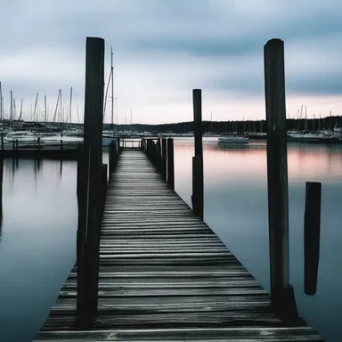 The old dock in the harbor became the setting for a terrifying horror movie, where a group of friends are hunted by a vengeful spirit.