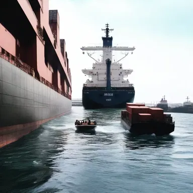 The action-packed chase scene in the film took place on a busy dock, with cargo containers being knocked over and ships sailing away.