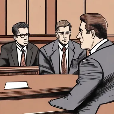 As the defendant nervously sat in the dock, their eyes locked with their lawyer's across the courtroom.
