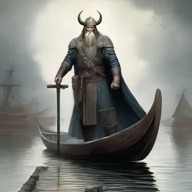 According to Norse mythology, the dock in the court of law was guarded by the god Vidar, known for his strength and sense of justice.