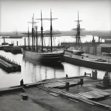 The construction of the first dock in Liverpool, England, began in 1715.