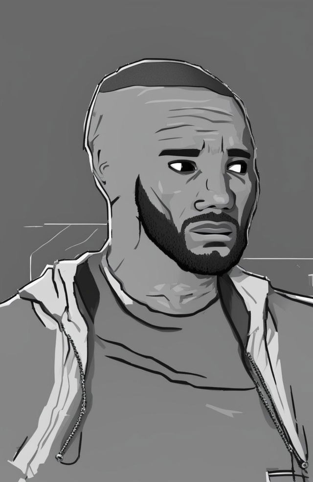 A high-resolution digital art piece depicting a sad LeBron James character in the style of Wojak memes