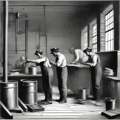 During the Industrial Revolution, factory owners would frequently dock workers' wages for even the smallest mistakes.