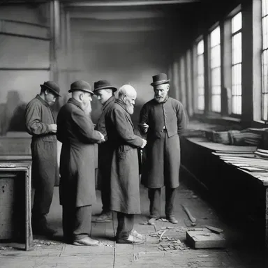 During the Industrial Revolution, factory owners would frequently dock workers' wages for even the smallest mistakes.