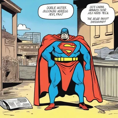 In the comic strip, the superhero's sidekick was docked his allowance for breaking curfew.