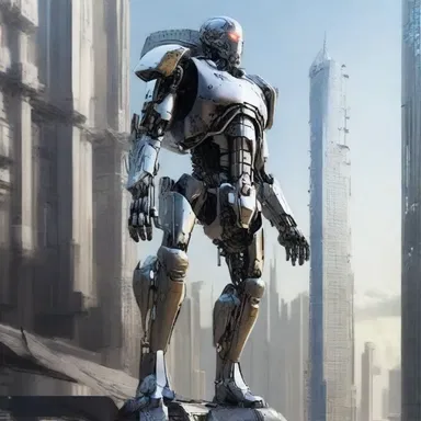 In the futuristic world of science fiction, cyborg soldiers equipped with scaling ladders effortlessly scaled skyscrapers in the blink of an eye.
