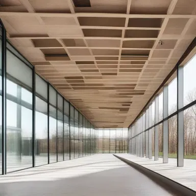 The design of the building incorporates innoxious materials to ensure the health and safety of its occupants.