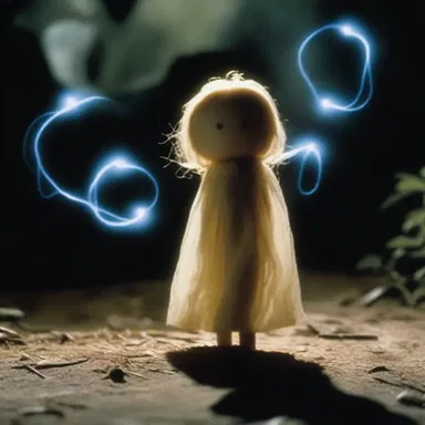 The film director used a wisp as a symbolic representation of innocence and vulnerability in the movie.